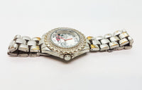 Accutime vintage de lujo Mickey Mouse reloj | Estilo de diamante reloj