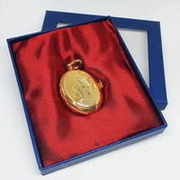 ساعة جيب على الطراز الروماني الذهب | ساعة هدية جيب شخصية