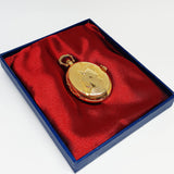 Poche de style romain en ton or montre | Cadeau de poche personnalisé montre