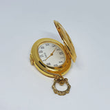 Orologio tascabile in stile romano in oro | Orologio regalo tascabile personalizzato