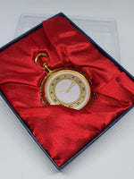 Bolsillo de mandala de oro reloj | Chaleco de ferrocarril de caballeros reloj