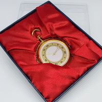 Gold-tone Mandala Pocket Watch | Gentlemen's Railroad Vest Watch