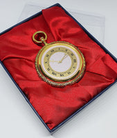 Gold-tone Mandala Pocket Watch | Gentlemen's Railroad Vest Watch