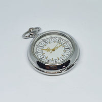 Vintage-Style Silver-tone Pocket Watch | Engraved Pocket Watch