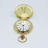 Minimalist Gold-tone Pocket Watch | Personalized Pocket Gift Watch