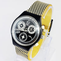 CHESS SCB116 Vintage Swatch Watch | Swiss Chronograph Watch - Vintage Radar