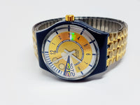 DOUBLE RUN SSN104 Vintage Swatch Watch | Chronograph Stop Watch - Vintage Radar