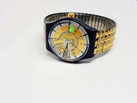 DOUBLE RUN SSN104 Vintage Swatch Watch | Chronograph Stop Watch - Vintage Radar