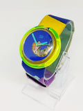 AQUA CLUB PWK138 Pop Swatch Watch | 90s Vintage Pop Swatch Watches - Vintage Radar