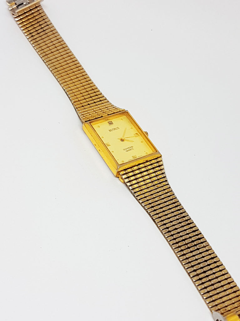 Vintage Benrus Ladies Watch | Gold-tone Art Deco Watch for Women ...