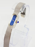 RARE 1960s Mechanical Ladies Benrus Watch | Art Deco Blue Dial Watch - Vintage Radar