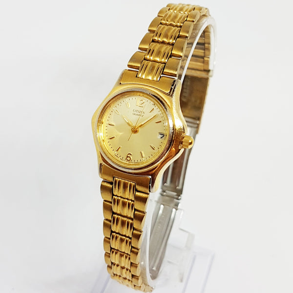 Vintage Ladies Citizen Watch | Gold-tone Quartz Citizen 6010 S42025 Watch - Vintage Radar