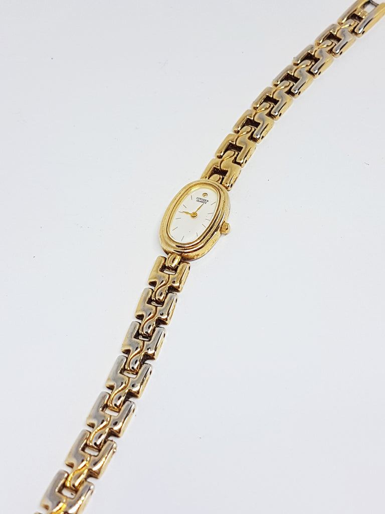 Gold Plated Citizen 5421 F42724 Watch | Tiny Dress Watch for Women ...