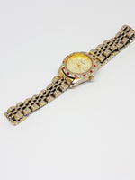 Luxury Gold-tone Gruen Ladies Watch | Vintage Baroque-style Dress Watch - Vintage Radar