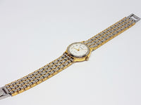 Two-tone Gruen Quartz Watch | Luxury Elegant Occasion Watches - Vintage Radar