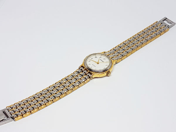 Two-tone Gruen Quartz Watch | Luxury Elegant Occasion Watches – Vintage ...