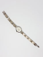 Luxury Silver-tone Gruen Quartz Watch | Women Occasion Dress Watch - Vintage Radar