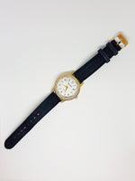 Gold-tone Ladies Gruen Watch | Large Dial Women's Gruen Quartz Watch - Vintage Radar