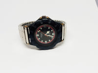 Water-resistant Gruen Quartz Watch | Unisex Black Gruen Date Watch - Vintage Radar