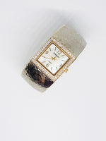 Gold-tone Square Embassy by Gruen Watch | Elegant Quartz Watches - Vintage Radar