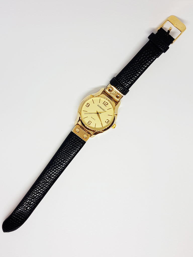 Gold-tone Quartz Embassy by Gruen Watch | Minimalist Women's Watch ...