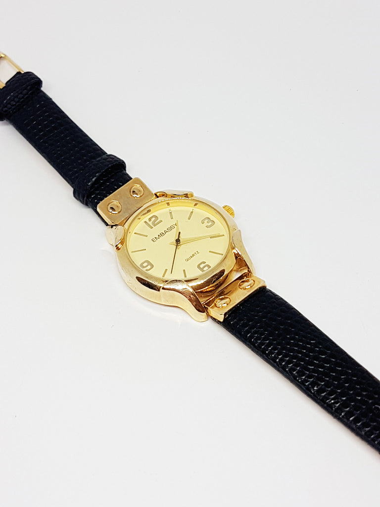 Gold-tone Quartz Embassy by Gruen Watch | Minimalist Women's Watch ...