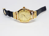 Gold-tone Quartz Embassy by Gruen Watch | Minimalist Women's Watch - Vintage Radar