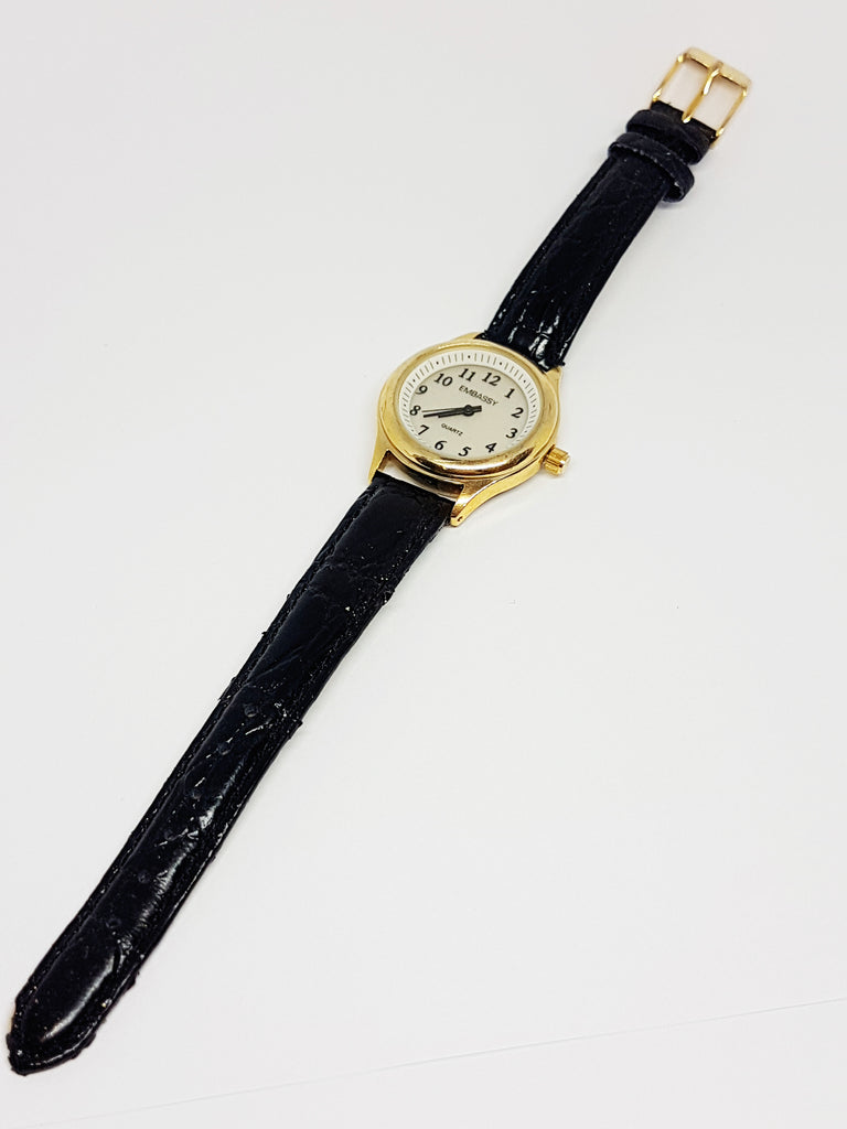 Minimalist Gold-tone Embassy Quartz Watch | Vintage Women's Watches ...