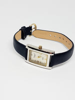 Square Dial Precision by Gruen Watch | Silver-tone Diamond Quartz Watch - Vintage Radar