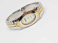 Tiny Benrus Ladies Quartz Watch | Two-tone Bracelet Watch for Women - Vintage Radar