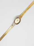 Damas de deauville de tono de oro reloj | Cuarzo de lujo reloj para mujeres