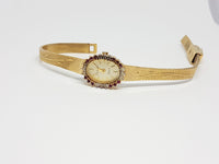 Damas de deauville de tono de oro reloj | Cuarzo de lujo reloj para mujeres
