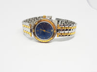 Cadran bleu Dufonte Gold-Tone montre | Médies de luxe montre Le recueil