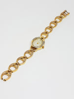 Calibri Diamond Gold-tone Watch | Ladies Elegant Quartz Watch