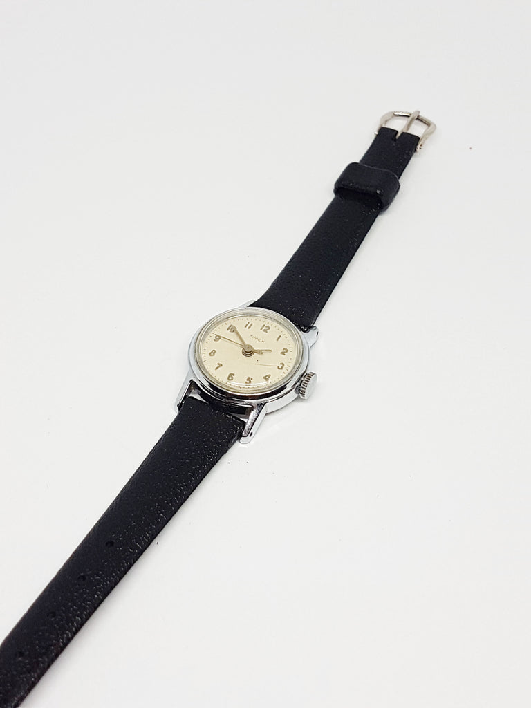 Classic Gray Windup 1990s Timex Watch | Small Size Vintage Timex Watch ...