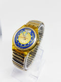 1994 Swatch SAZ103 Automatic Watch Olympic Special Stockholm 1912 Edition