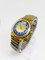 1994 Swatch SAZ103 Automatic Watch Olympic Special Stockholm 1912 Edition
