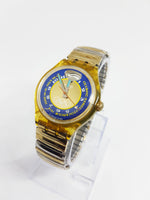 1994 Swatch SAZ103 Automatisch Uhr OLYMPIC -Special Stockholm 1912 Ausgabe