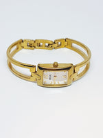 Tiny Square Gold-tone Relic Quartz Watch | Relic by Fossil Watches - Vintage Radar