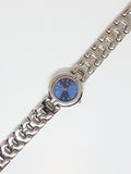 Blue Dial Relic Quartz Watch | Silver-tone Luxury Ladies Fossil Watch - Vintage Radar