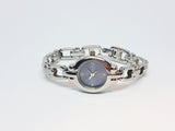 Navy Blue Dial Fossil Watch for Ladies | Silver-tone Fossil Quartz Watch - Vintage Radar