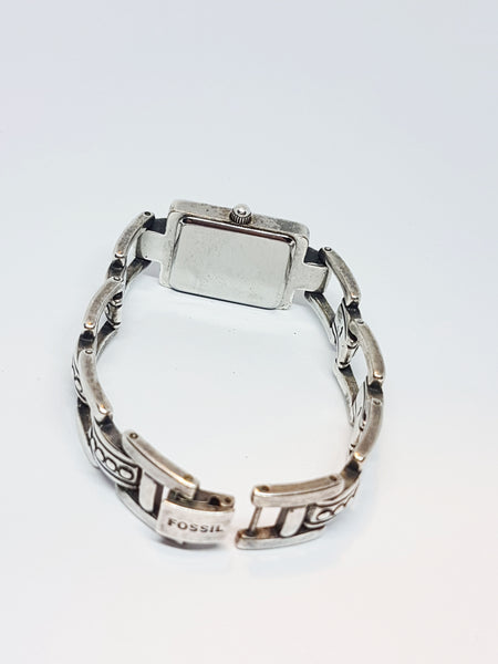 Silver-tone Boho Fossil Ladies Watch | Unique Fossil Watch Bracelet ...