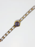 Navy Blue Tiny Fossil Watch for Ladies | Two-tone Fossil Quartz Watch - Vintage Radar