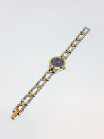 Navy Blue Tiny Fossil Watch for Ladies | Two-tone Fossil Quartz Watch - Vintage Radar