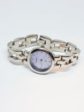 Purple Dial Silver-tone Fossil Watch | Nordstrom by Fossil Ladies Watch - Vintage Radar