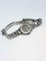 Silver-tone Fossil Blue Watch | Unisex Fossil Watch Small Wrist Sizes - Vintage Radar
