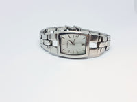 Stainless Steel Fossil Quartz Watch | Minimalist Silver-tone Fossil Watch - Vintage Radar