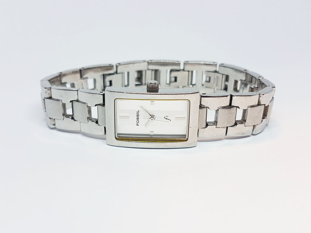Stainless Steel Fossil Quartz Watch | Fossil Ladies Watch Silver-tone ...