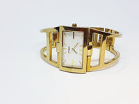 Gold-tone Fossil Ladies Watch | Unique Gold-tone Fossil Bracelet - Vintage Radar