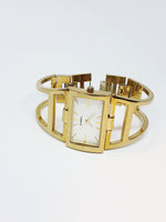 Gold-tone Fossil Ladies Watch | Unique Gold-tone Fossil Bracelet - Vintage Radar